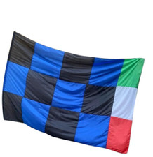 Bandiera nero azzurro usato  Napoli