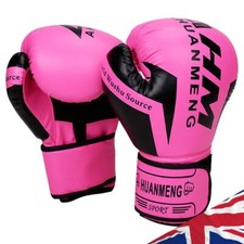 Luvas de treinamento de boxe saco de pancadas luvas luvas para arte marcial de Muay Thai, usado comprar usado  Enviando para Brazil