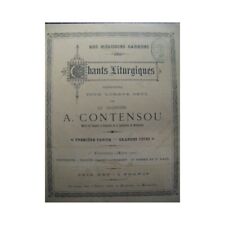 Contensou chants liturgiques d'occasion  Blois