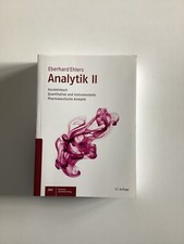 Analytik kurzlehrbuch . gebraucht kaufen  Rendsburg