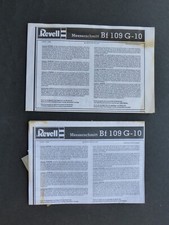 1:72 NO BOX lot 3* Revell 0107 Messerschmitt Bf 109 G-10 [ONLY 2 SETS OF DECALS], usado comprar usado  Enviando para Brazil