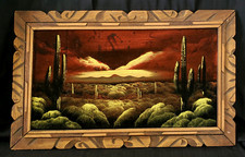 Vintage painting velvet for sale  Chicago Heights