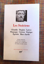 Pleiade stoiciens cléanthe d'occasion  Paris V