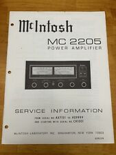 Mcintosh mc2205 ch1001 for sale  Hollywood
