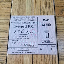 Liverpool ajax 1966 for sale  HAVERHILL