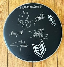 Cabeça de bateria Evans 14", assinada, autografada pela banda, EYE EMPIRE! comprar usado  Enviando para Brazil