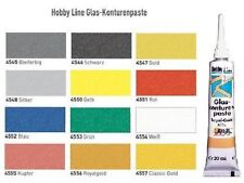 Glas konturenpaste konturen gebraucht kaufen  Kirchberg