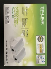 Kit inicial adaptador TP Link AV500 nano Powerline comprar usado  Enviando para Brazil