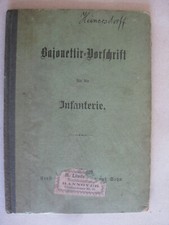 Bajonettir vorschrift infanter gebraucht kaufen  Schwerin-Umland IV