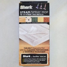REFIL DE ALMOFADA SANIFIBRA ESFREGÃO VAPOR/SPRAY TUBARÃO ~ 12 NOVAS ALMOFADAS NA CAIXA ABERTA, usado comprar usado  Enviando para Brazil