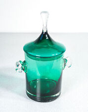 ⚜️ Vase Mit Deckel Design Glas Mundgeblasen Murano Italien Vintage Art comprar usado  Enviando para Brazil
