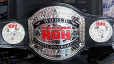 Cinto de título ROH Ring of Honor Wrestling Championship réplica bronze tamanho adulto, usado comprar usado  Enviando para Brazil