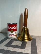 Brass bell wooden for sale  San Luis