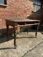 Antique mahogany writing for sale  PERSHORE