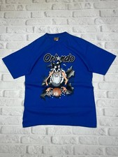Usado, Camiseta masculina dupla face vintage anos 90 NBA Orlando Magic Nutmeg Wizard tamanho G comprar usado  Enviando para Brazil