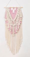 Pink macrame woven for sale  Oak Ridge