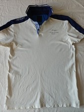Hackett Aston Martin Racing white and blue polo t-shirt , M size, usado comprar usado  Enviando para Brazil