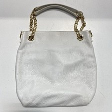 Bolsa de ombro Michael Kors couro pebbled branco comprar usado  Enviando para Brazil