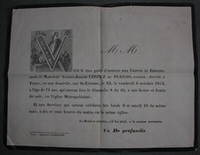 Acte mortuaire. legouz d'occasion  Nantes-