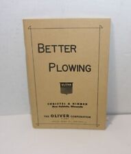 Old better plowing for sale  Oshkosh