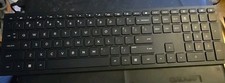 Teclado fino sem fio HP TPC-L001K preto padrão QWERTY sem receptor USB, usado comprar usado  Enviando para Brazil
