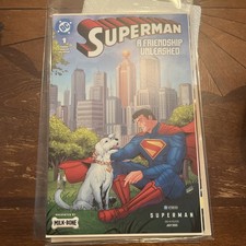 Superman A Friendship Unleashed 1 Milk-Bone quase perfeito 2 livros bônus grátis MiracleMan 1+2, usado comprar usado  Enviando para Brazil