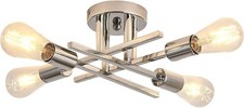 Ceiling light fixturechrome for sale  Warner Robins