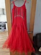 Red ballroom dress for sale  PEACEHAVEN