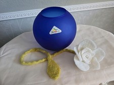 Blumevase blau kugelform gebraucht kaufen  Berlin