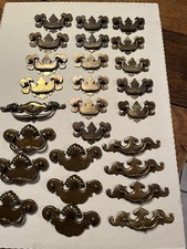 Puxadores de gaveta de móveis antigos/antigos metal latão vitoriano comprar usado  Enviando para Brazil
