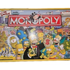 Simpsons monopoly hasbro for sale  WATFORD