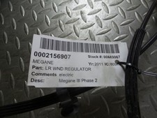 Renault meganeleft rear for sale  SKELMERSDALE