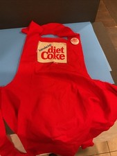Avental de publicidade vintage Coca-Cola apresentando Coca-Cola dietética - Estado maravilhoso! comprar usado  Enviando para Brazil