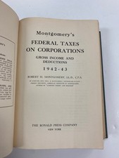 OAB) Montgomery's Federal Taxes on Corporations Income 1942 1943 HC comprar usado  Enviando para Brazil