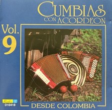 Cumbias Con Acordeon Desde Colombia Vol. 9 by Various (CD 1995) Colombia Import comprar usado  Enviando para Brazil