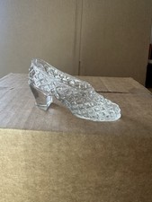 Vintage glass shoe for sale  BANGOR