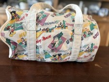 Antiga bolsa de viagem de lona Disney Mickey Minnie Havaí, Europa, México RARA comprar usado  Enviando para Brazil