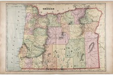 1904 oregon map for sale  Carefree