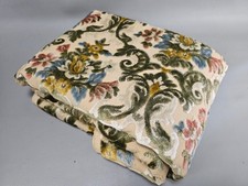 Lindo tecido estofado vintage francês floral tapeçaria bordado 76" por 53" comprar usado  Enviando para Brazil