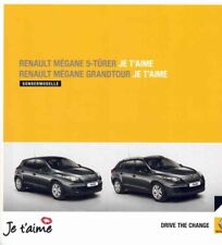 Brochure  RENAULT Megane / Grand Tour Je t'aime 08/2012 Allemagne Deutschland, usado comprar usado  Enviando para Brazil