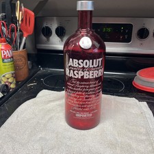 Garrafa vermelha Absolutely Country Of Sweden Raspberri 1,75 litros comprar usado  Enviando para Brazil