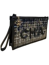 Chanel logo tweed usato  Milano