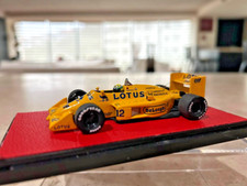 Minichamps F1 1:43 Ayrton Senna Lotus 99T P3 Silverstone 1987 em vitrine transparente comprar usado  Enviando para Brazil