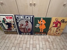 Blechschilder retro werbung gebraucht kaufen  Mannheim