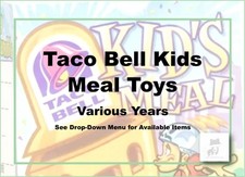 Taco Bell Kids Meals Toys Vintage 1990-2008-Escolha o seu favorito! comprar usado  Enviando para Brazil