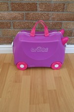 Mala Trunki Kids meninas roxa e rosa passeio de 4 rodas - 46cm x 21cm x 31cm comprar usado  Enviando para Brazil