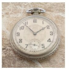 Relógio de bolso Deco níquel-cromo Atlantis Watch Co Jewel ca. 1925 comprar usado  Enviando para Brazil