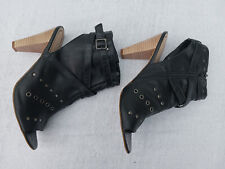 Schwarze nieten peeptoes gebraucht kaufen  Buchloe