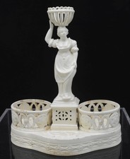 Antigo suporte de barro veneziano creme figura neoclássico cruet c 1810 comprar usado  Enviando para Brazil