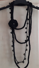 Collana lana nera usato  Figline Valdarno